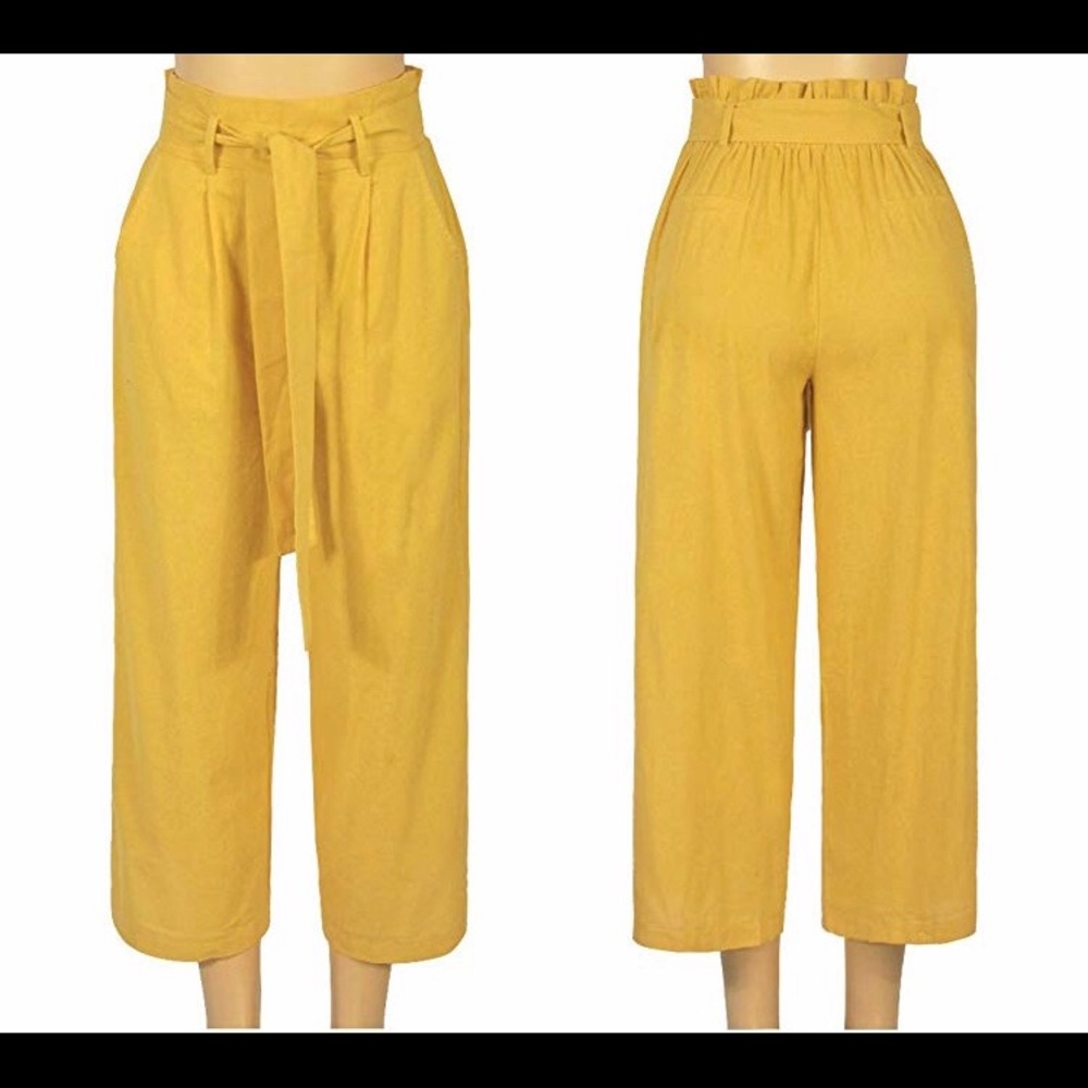 🆕Cotton Soft Palazzo Wide Leg Pant with Pockets - Picture 2 of 2
